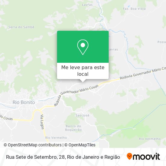 Rua Sete de Setembro, 28 mapa