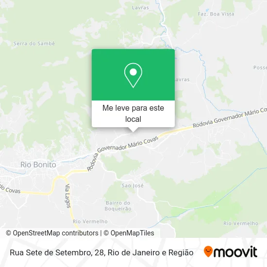 Rua Sete de Setembro, 28 mapa