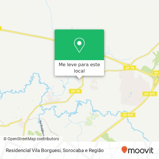 Residencial Vila Borguesi mapa