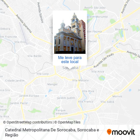 Catedral Metropolitana De Sorocaba mapa