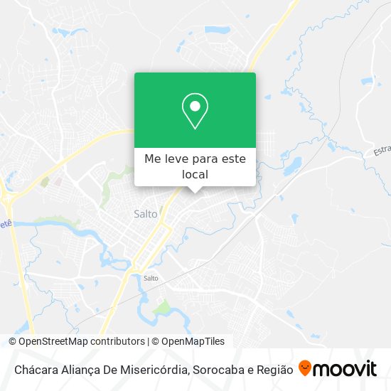 Chácara Aliança De Misericórdia mapa