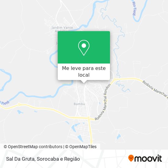Sal Da Gruta mapa