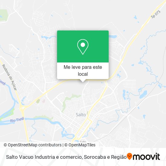 Salto Vacuo Industria e comercio mapa