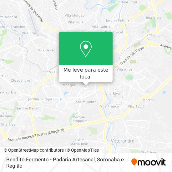 Bendito Fermento - Padaria Artesanal mapa