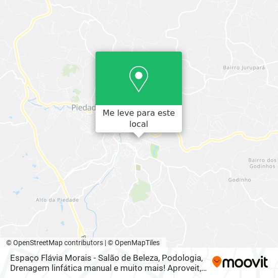 Espaço Flávia Morais - Salão de Beleza, Podologia, Drenagem linfática manual e muito mais! Aproveit mapa