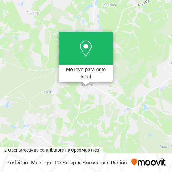 Prefeitura Municipal De Sarapuí mapa
