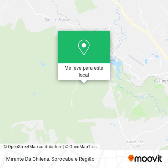 Mirante Da Chilena mapa