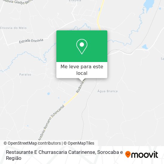 Restaurante E Churrascaria Catarinense mapa