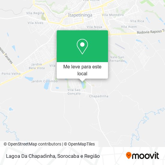 Lagoa Da Chapadinha mapa