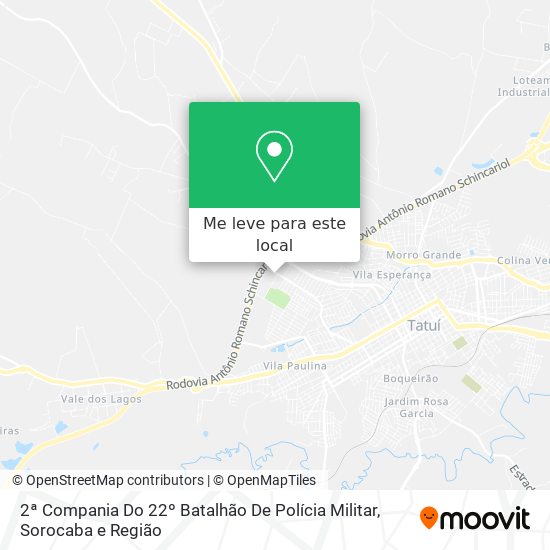 2ª Compania Do 22º Batalhão De Polícia Militar mapa