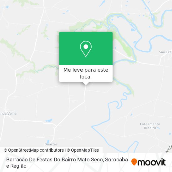 Barracão De Festas Do Bairro Mato Seco mapa