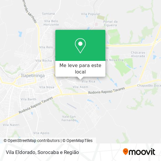 Vila Eldorado mapa