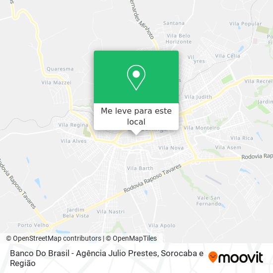 Banco Do Brasil - Agência Julio Prestes mapa