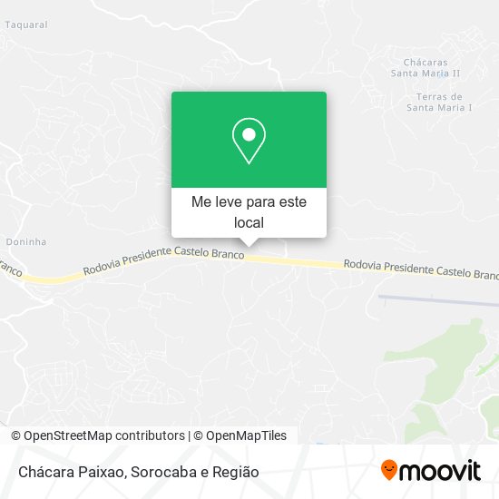 Chácara Paixao mapa