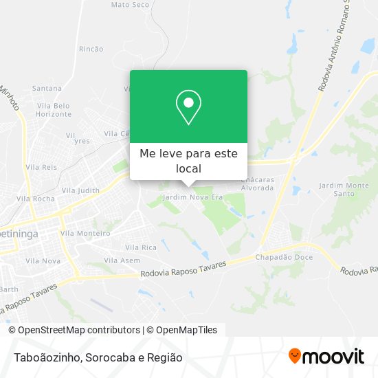 Taboãozinho mapa