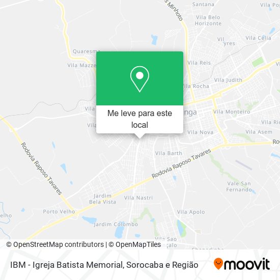 IBM - Igreja Batista Memorial mapa