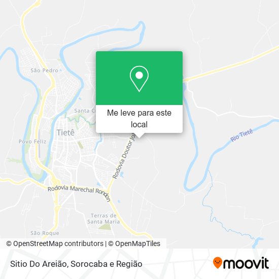 Sitio Do Areião mapa