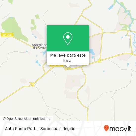 Auto Posto Portal mapa