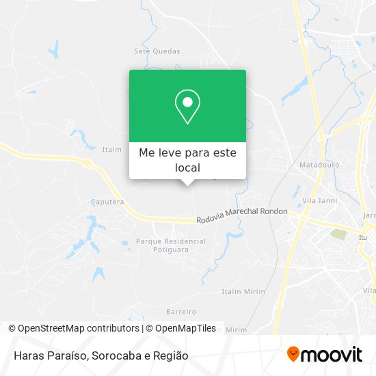 Haras Paraíso mapa