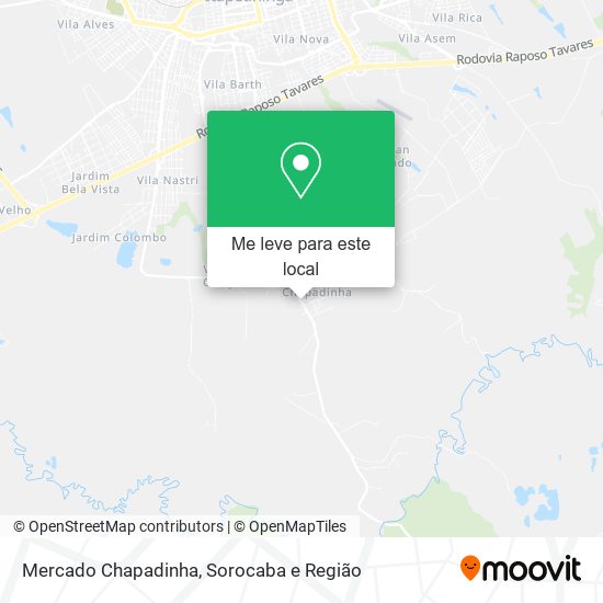 Mercado Chapadinha mapa