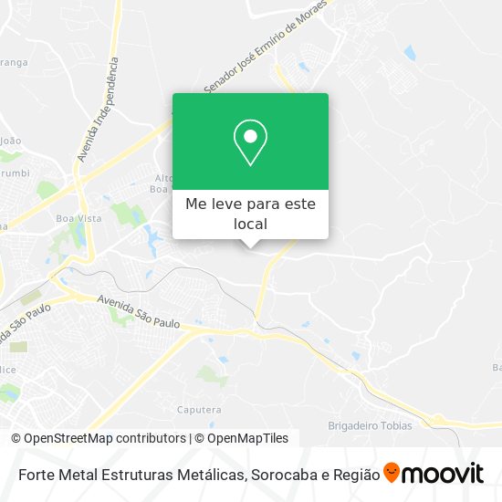 Forte Metal Estruturas Metálicas mapa