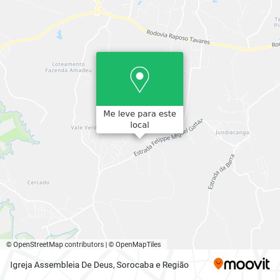 Igreja Assembleia De Deus mapa