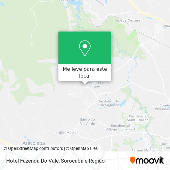 Hotel Fazenda Do Vale mapa