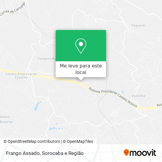 Frango Assado mapa