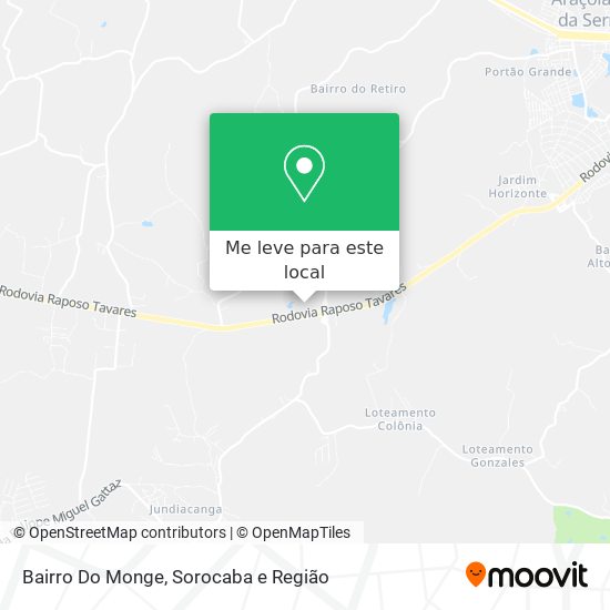 Bairro Do Monge mapa