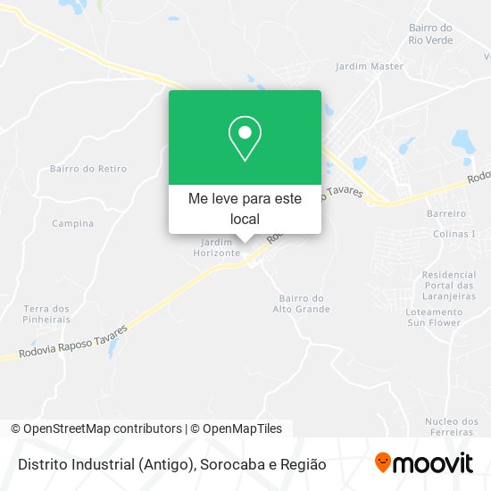 Distrito Industrial (Antigo) mapa