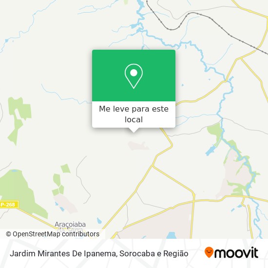 Jardim Mirantes De Ipanema mapa