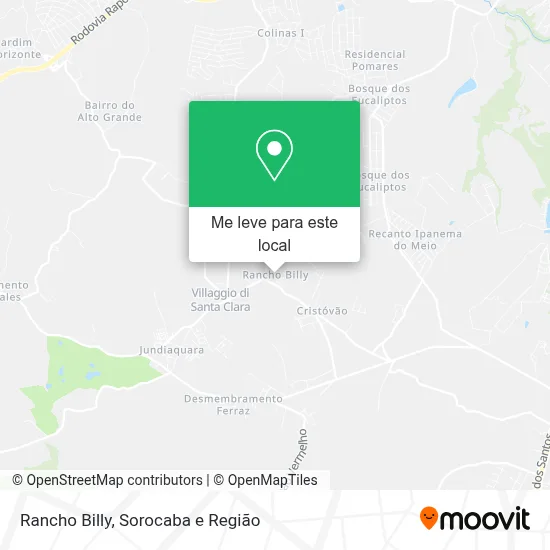 Rancho Billy mapa