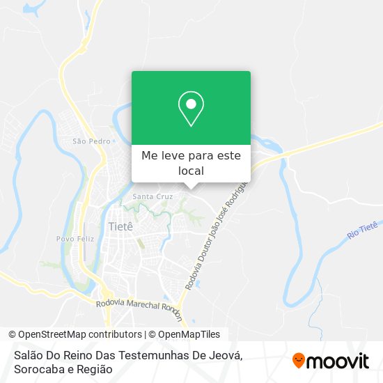 Salão Do Reino Das Testemunhas De Jeová mapa