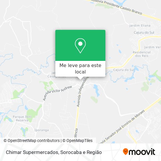 Chimar Supermercados mapa