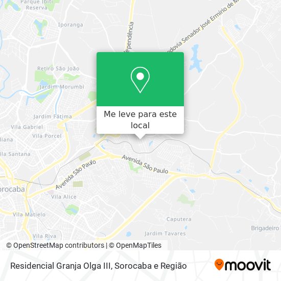 Residencial Granja Olga III mapa