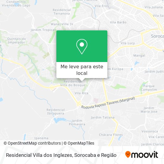 Residencial Villa dos Inglezes mapa