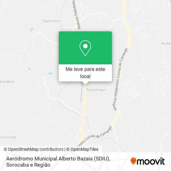 Aeródromo Municipal Alberto Bazaia (SDIU) mapa