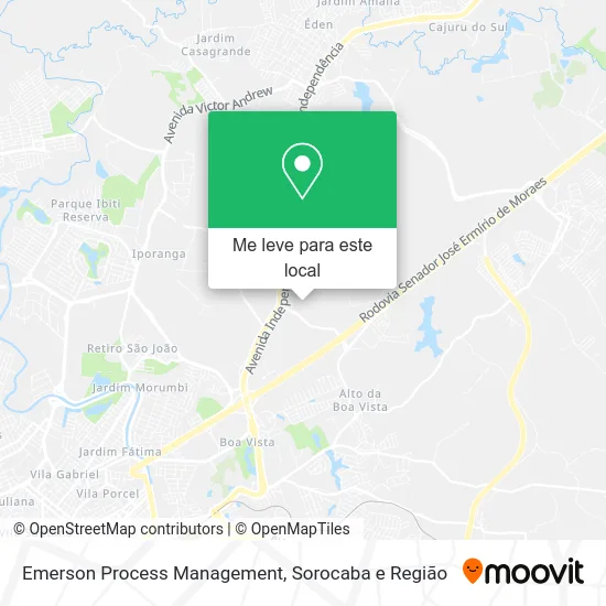 Emerson Process Management mapa