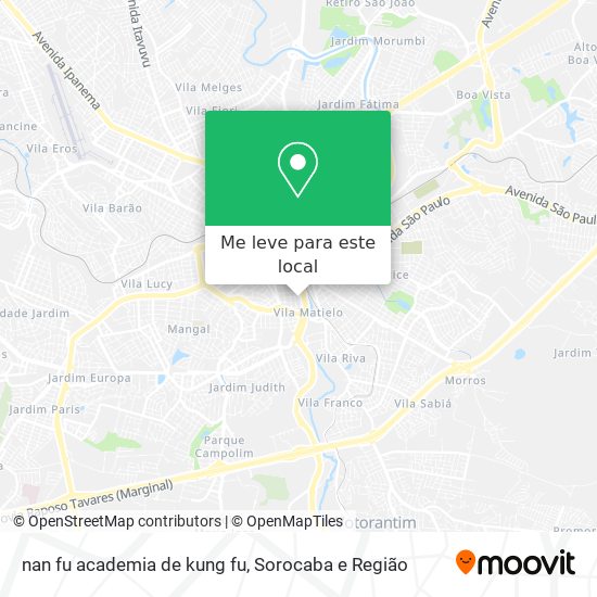 nan fu academia de kung fu mapa