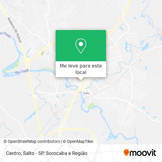 Centro, Salto - SP mapa