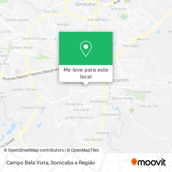 Campo Bela Vista mapa