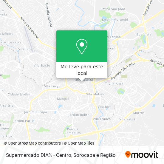 Supermercado DIA% - Centro mapa