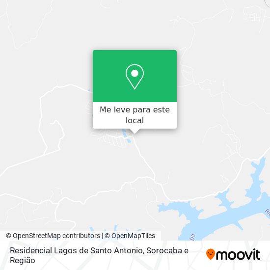 Residencial Lagos de Santo Antonio mapa