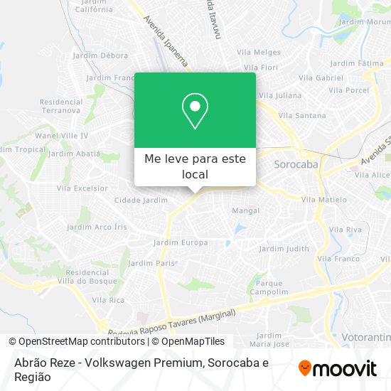 Abrão Reze - Volkswagen Premium mapa