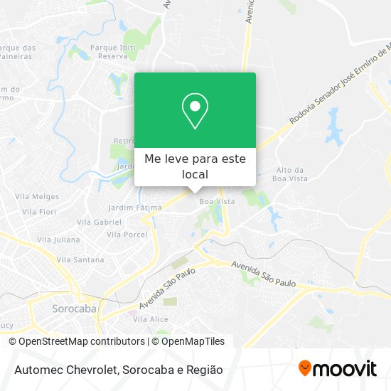 Automec Chevrolet mapa