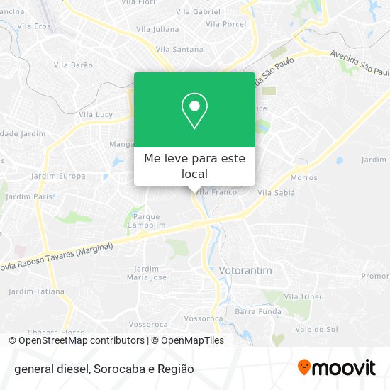 general diesel mapa