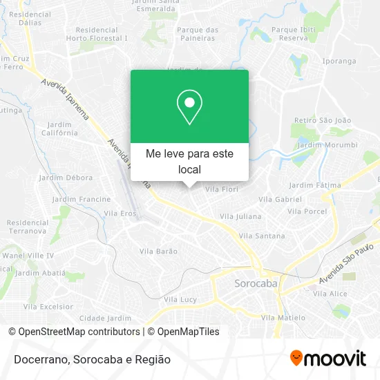 Docerrano mapa