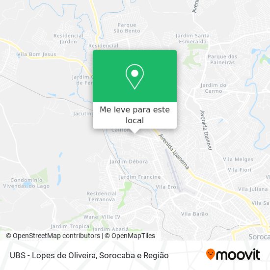 UBS - Lopes de Oliveira mapa