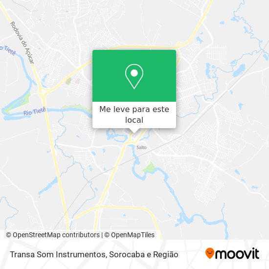 Transa Som Instrumentos mapa