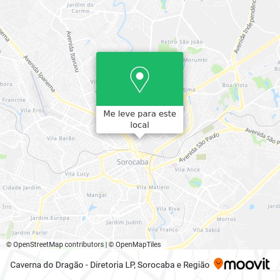 Caverna do Dragão - Diretoria LP mapa